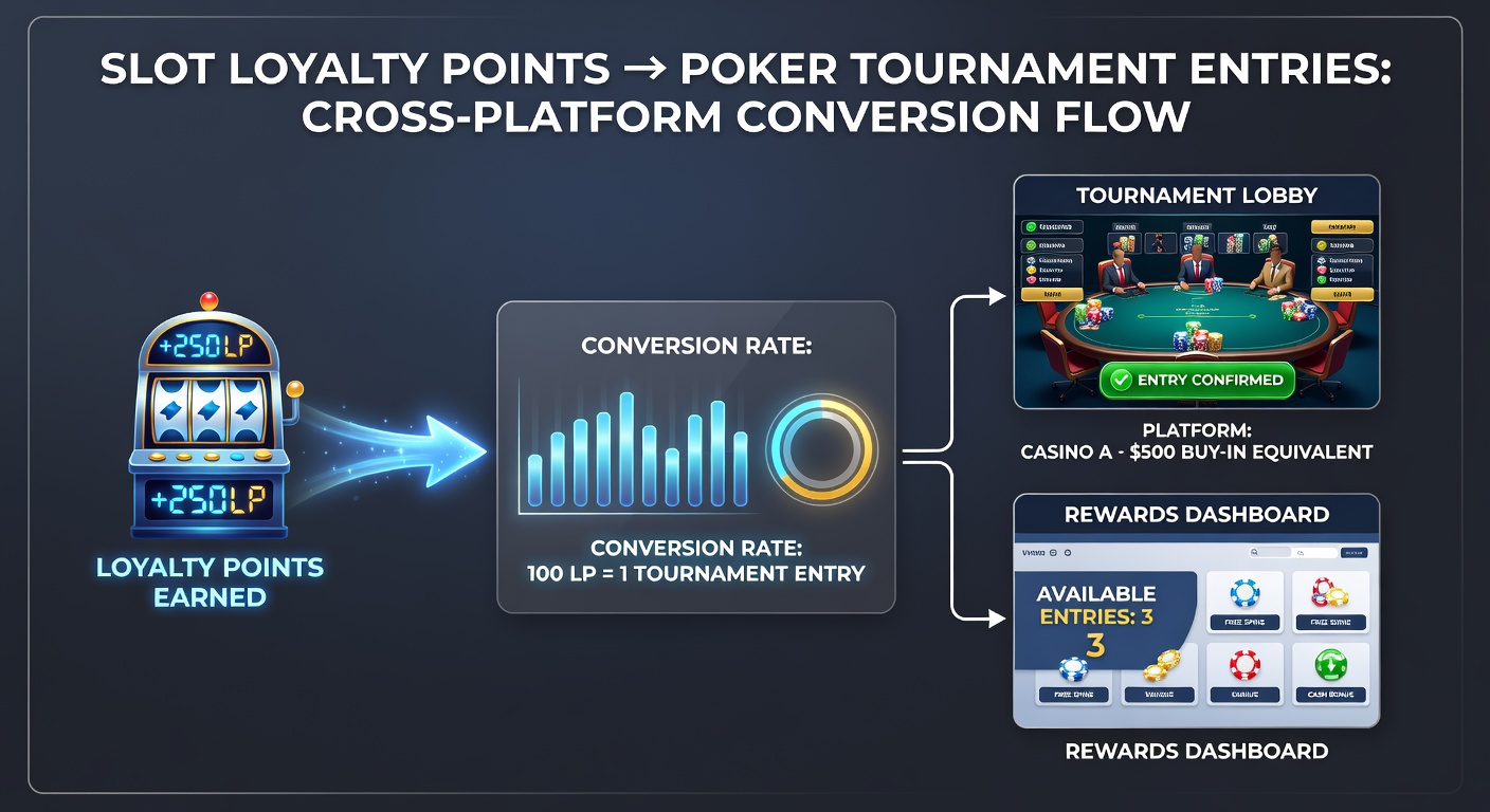 Player reviewing loyalty account on mobile device while seated at poker tournament table