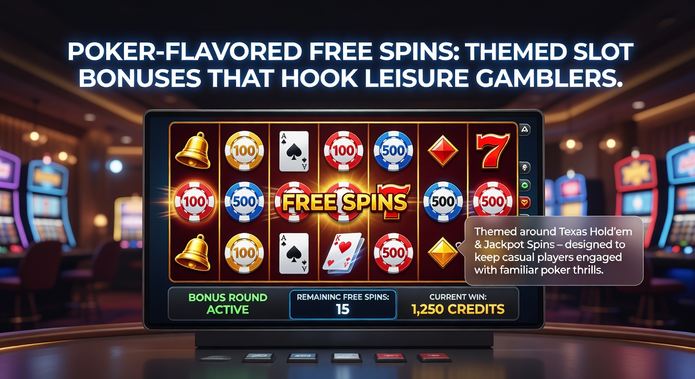 Close-up of a poker-themed slot bonus round with animated cards forming a straight flush adn coins cascading down the screen