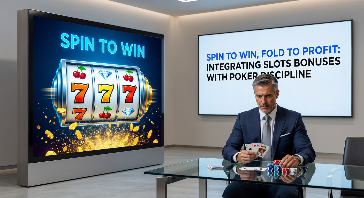 Digital screen showing slots bonus activation alongside poker hand rankings, illustrating seamless game integration